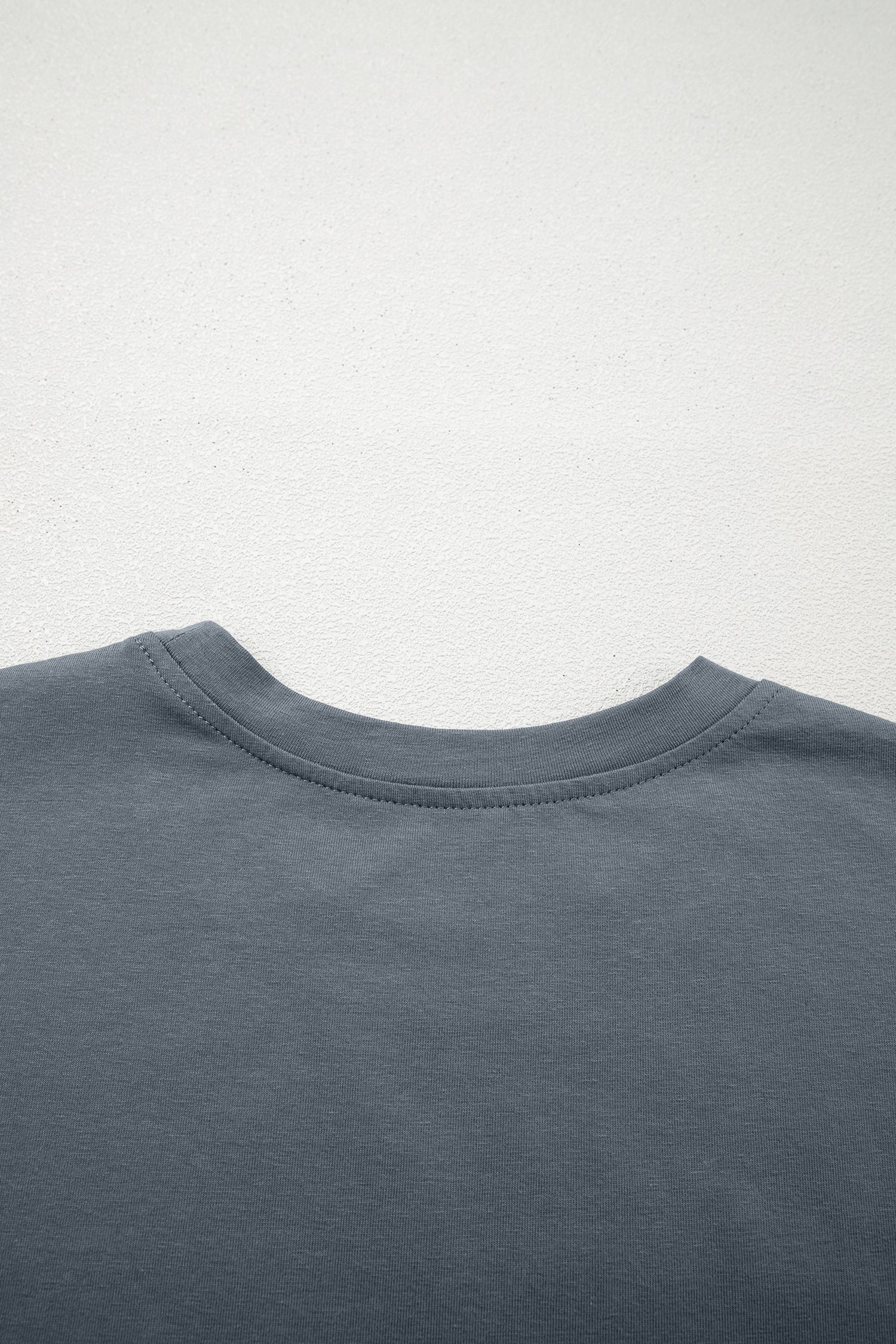 Medium Gray Coordinated Set with MAMA T-shirt and Camouflage Pants