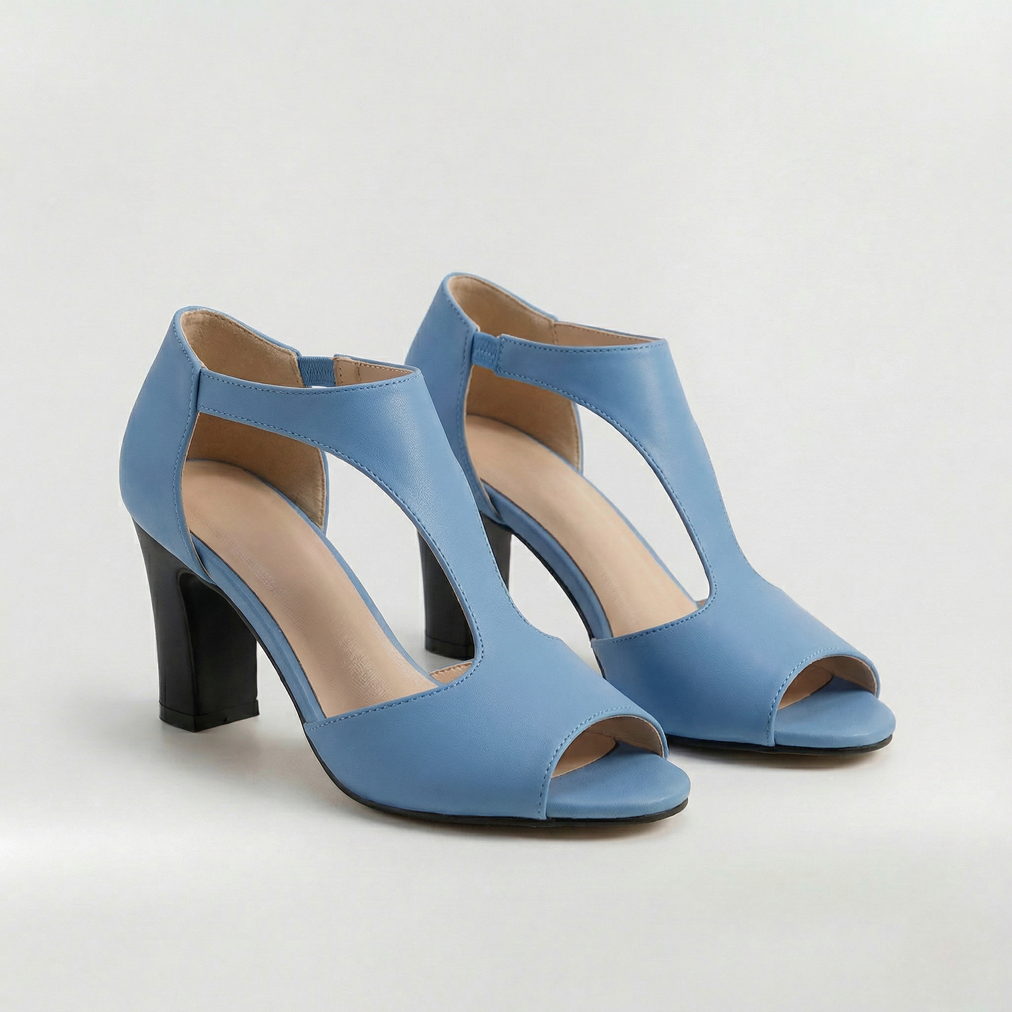 Sandales pour femme à talon moyen et bout ouvert, chaussures élégantes pour le soir et les cérémonies