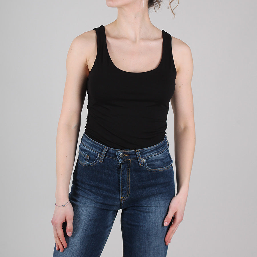 Canottina in Jersey Elasticizzato