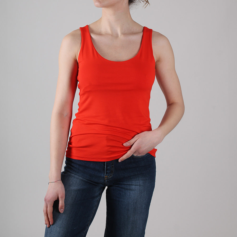 Canottina in Jersey Elasticizzato