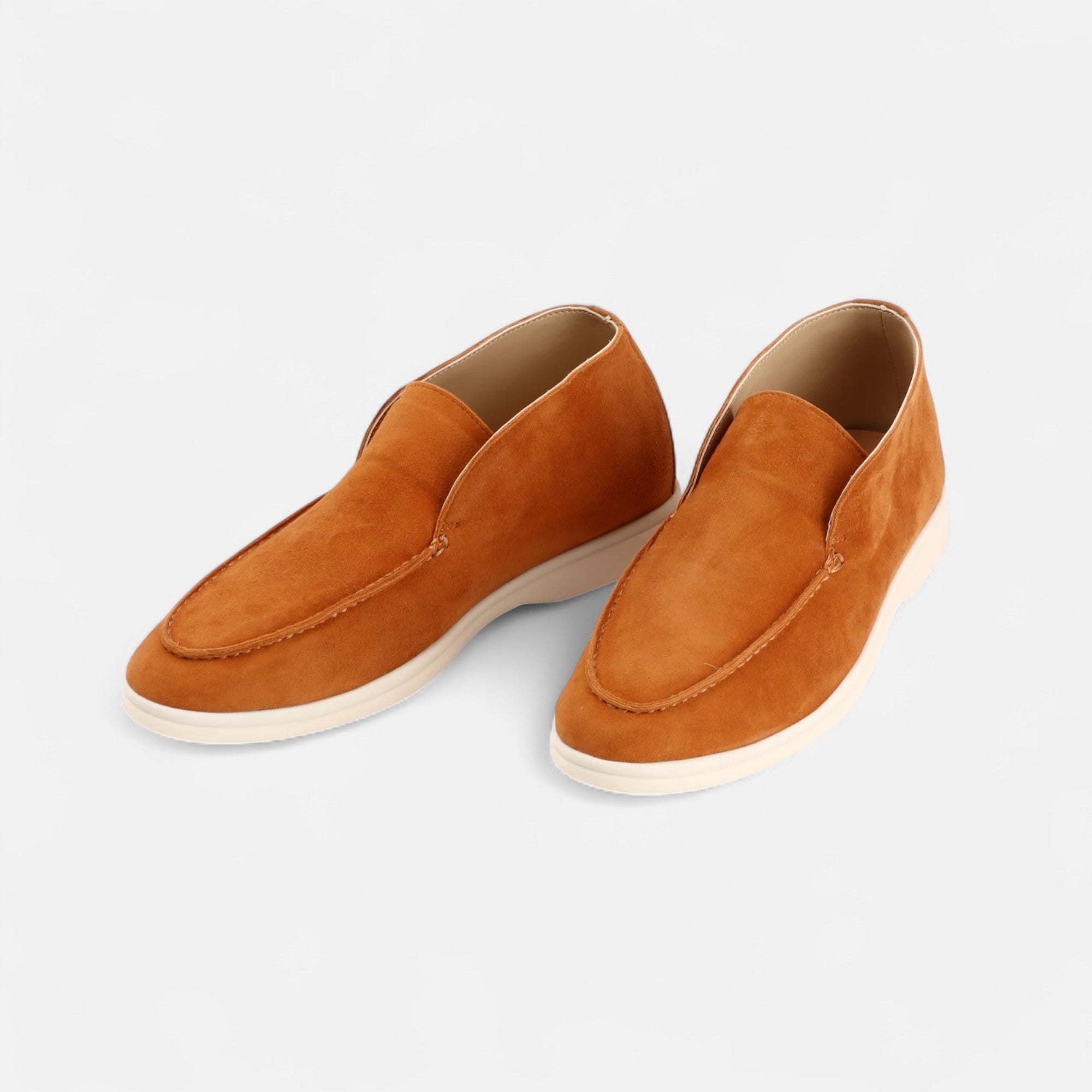 Mocassini Mule in Camoscio da Uomo - Heritage Camel