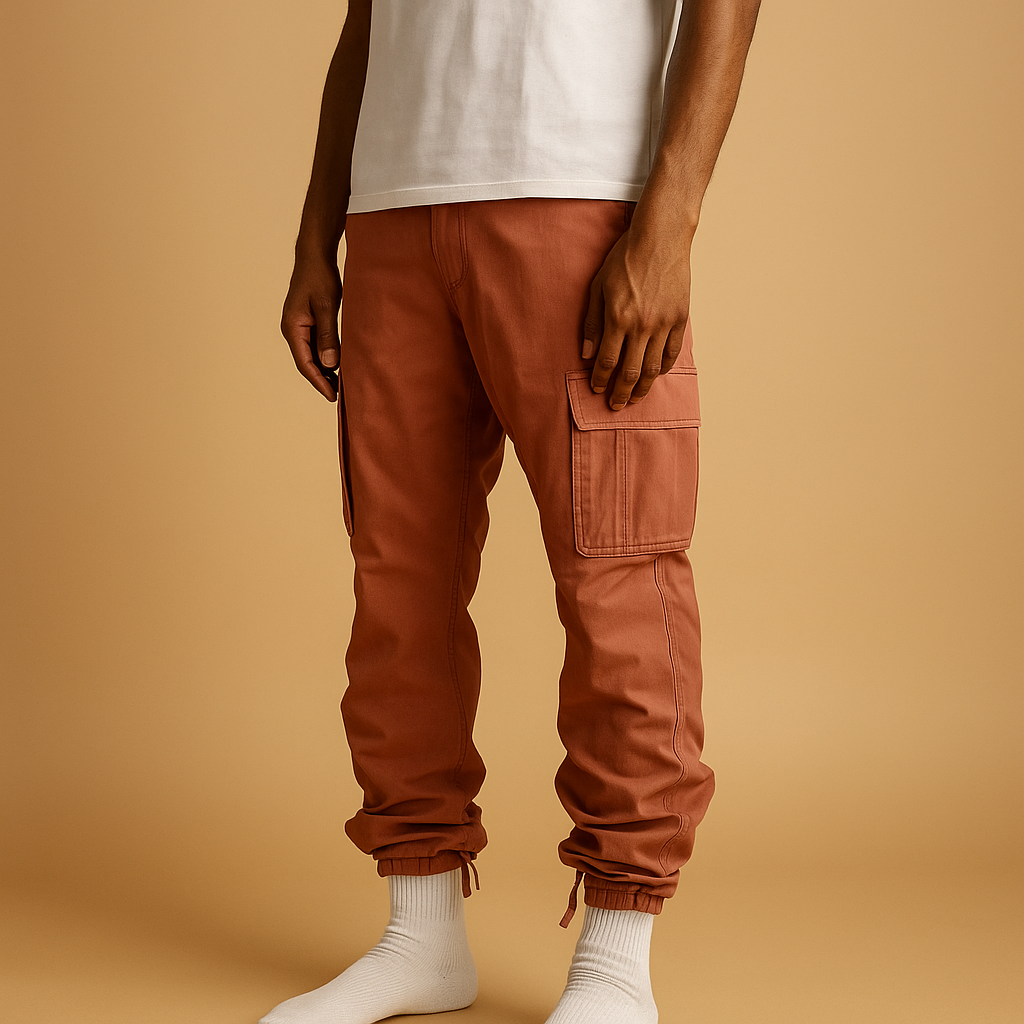 Pantaloni Cargo Jogger da Uomo con Tasche Multifunzione