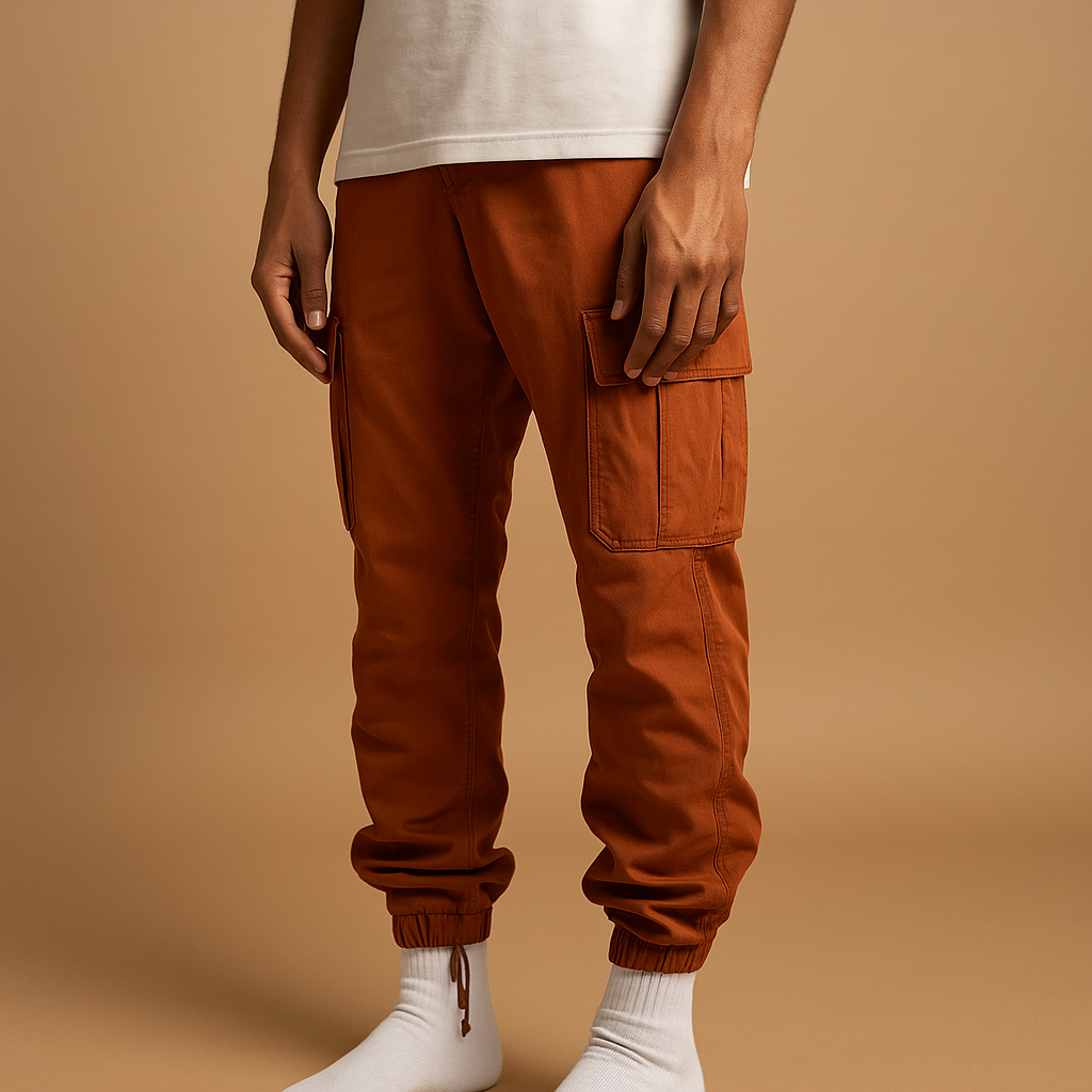 Pantaloni Cargo Jogger da Uomo con Tasche Multifunzione