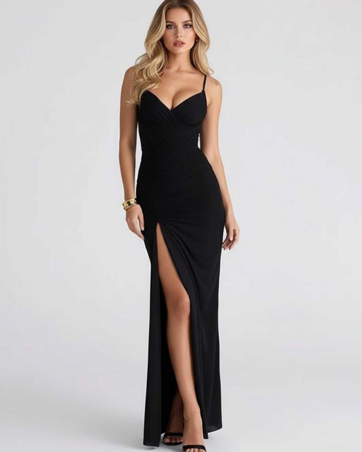 Vestido Maxi Celeste