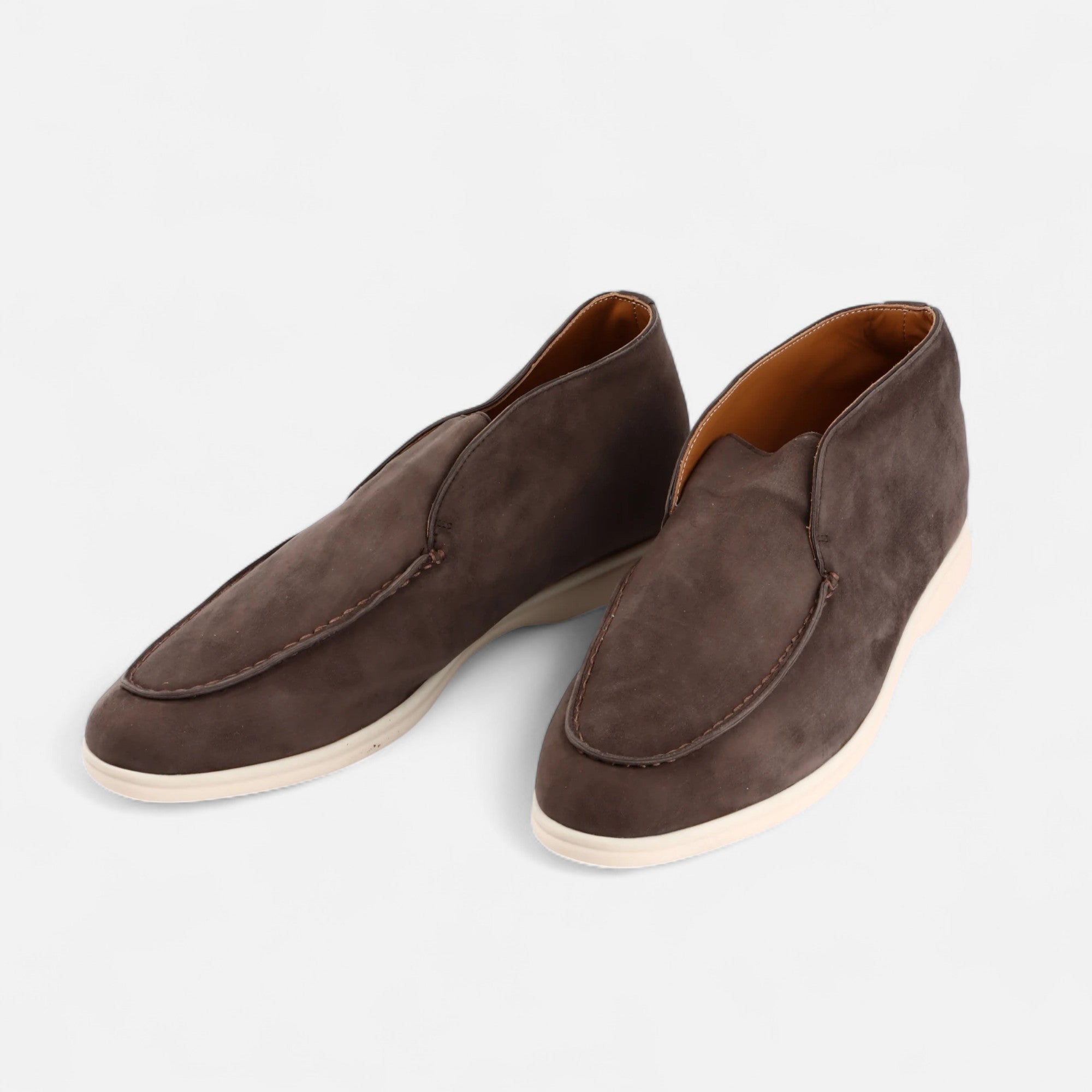 Mocassini Mule in Camoscio da Uomo - Heritage Camel