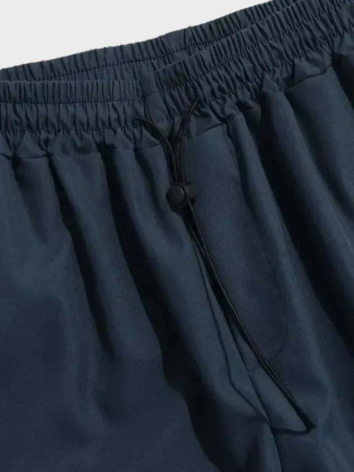 Pantaloni Cargo Uomo Oversize con Tasche Utility e Vita Elasticizzata