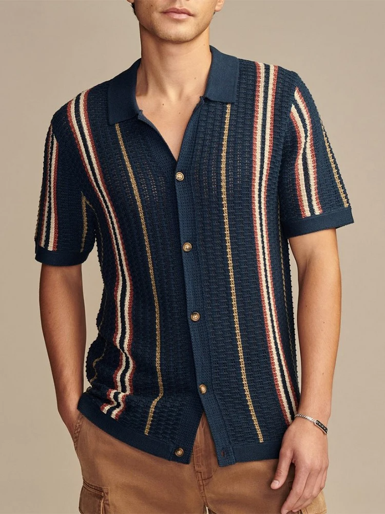 HARRINGTON OXFORD | CHEMISE EN MAILLE À BOUTONS POUR HOMME