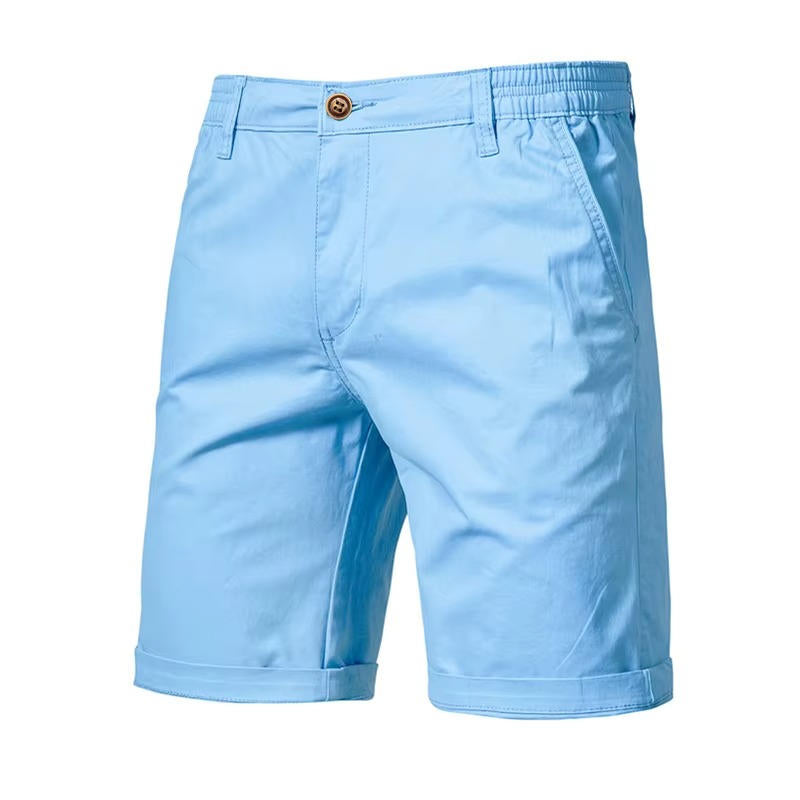 Pantaloncini da uomo in cotone con tasche