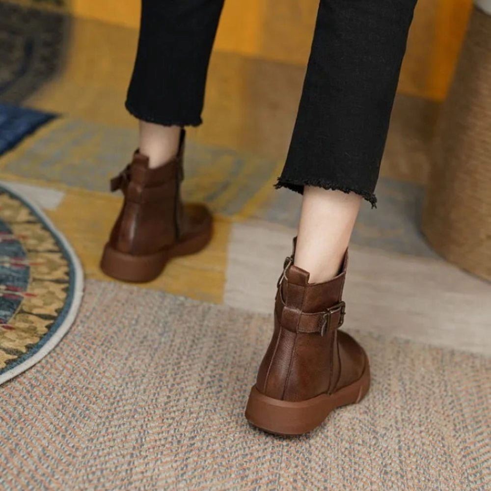 Belladonna - Bottines Vintage Style Classique