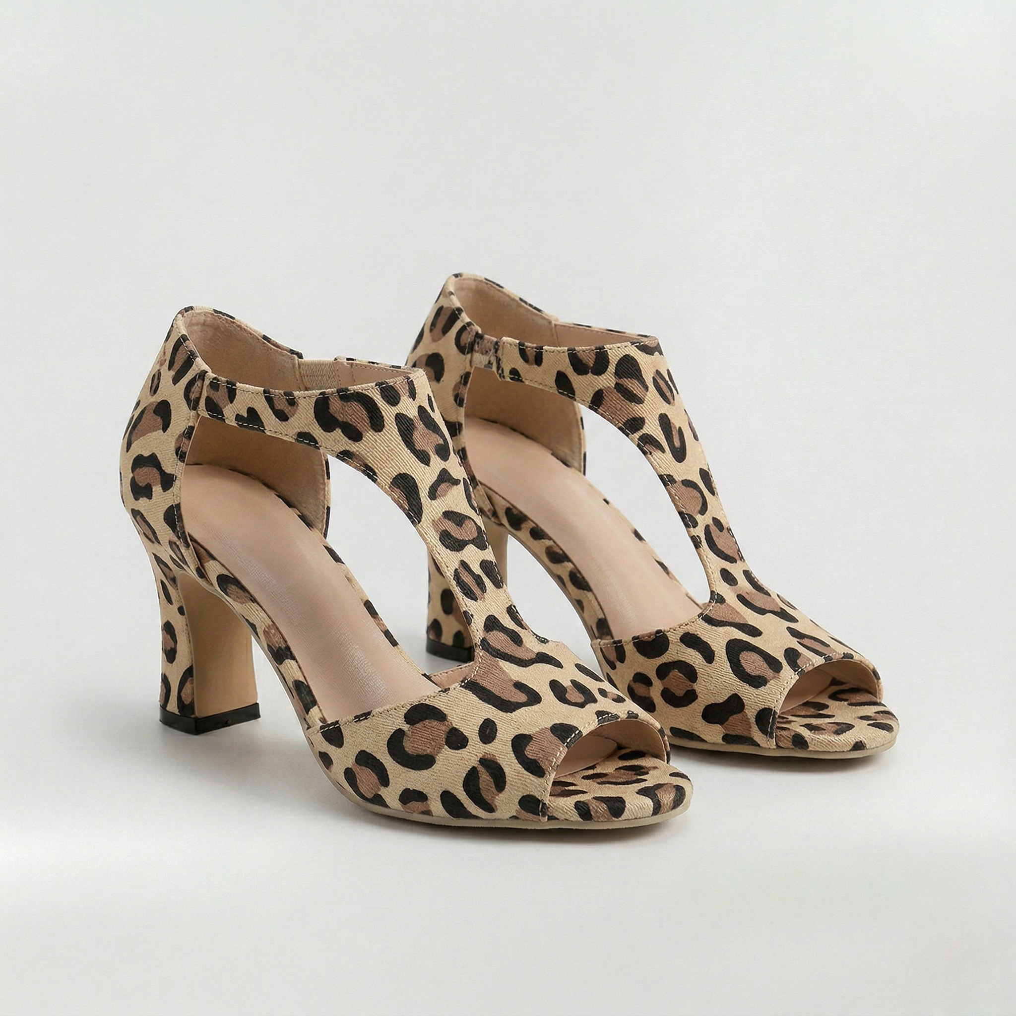 Sandales pour femme à talon moyen et bout ouvert, chaussures élégantes pour le soir et les cérémonies