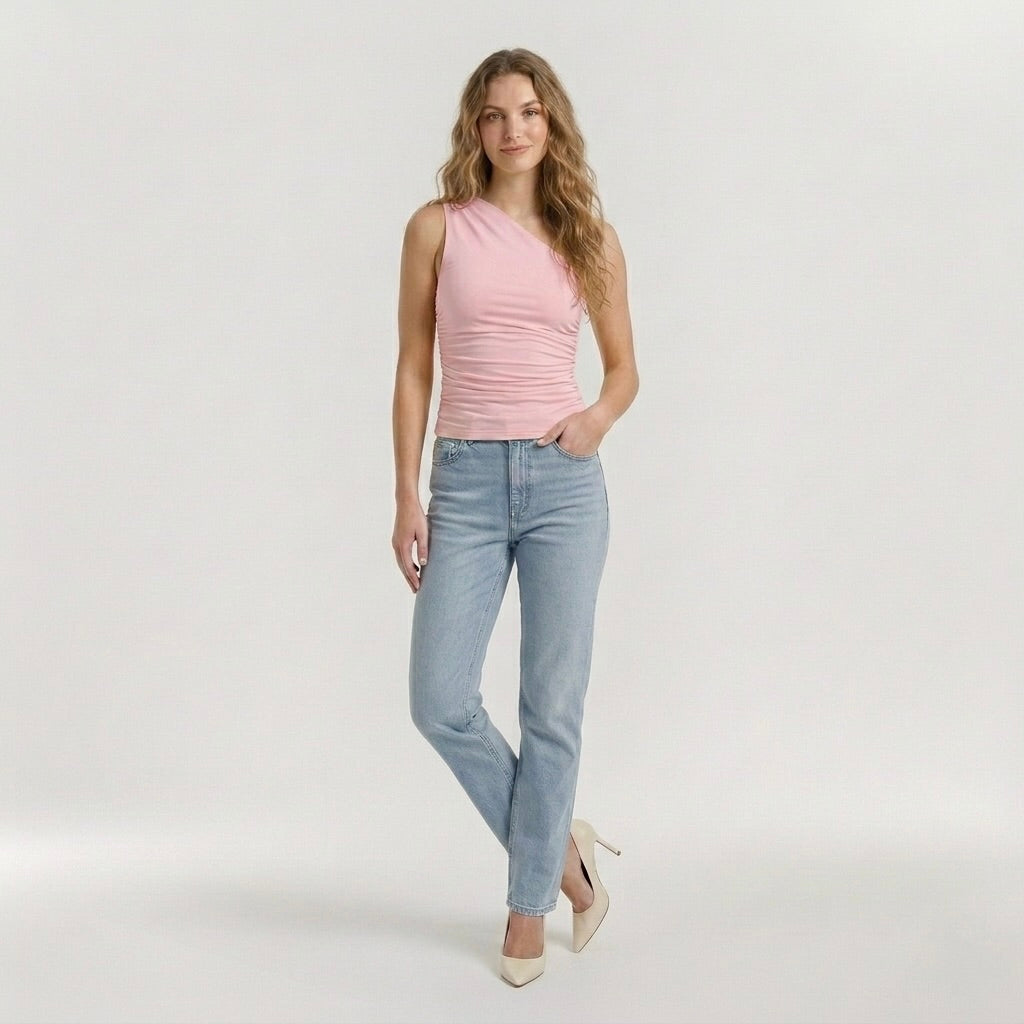 Top Canotta da Donna Slim Fit – Maglia Senza Maniche Basic Estiva