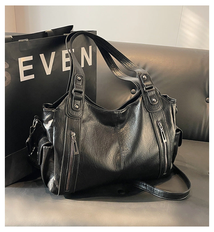 Sac à bandoulière pour femme – Élégant sac en cuir avec bandoulière réglable et design spacieux
