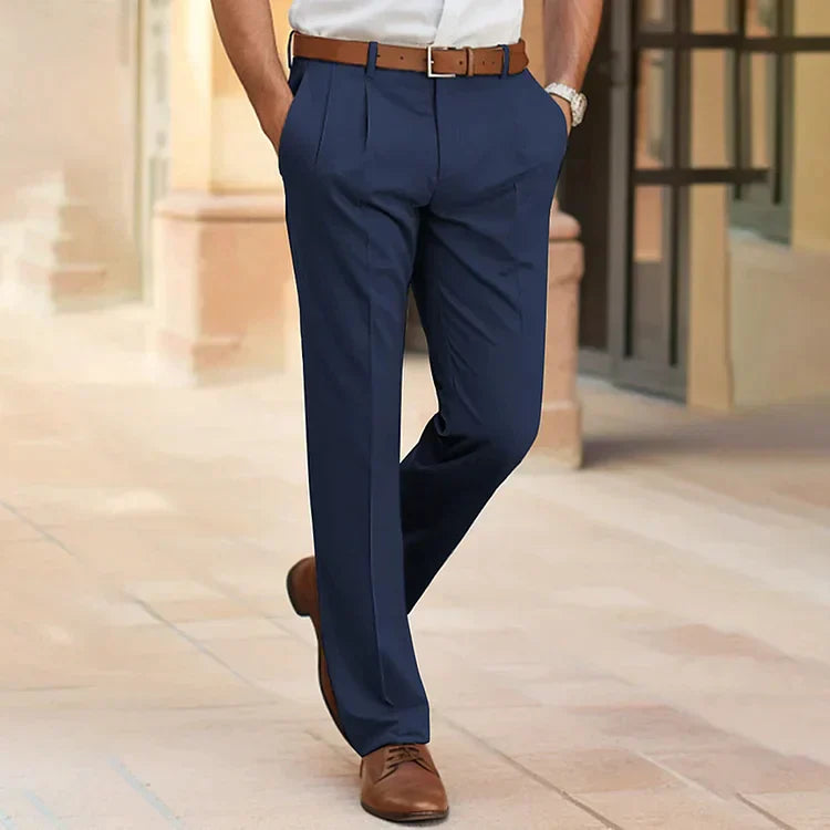 Pantaloni eleganti uomo vestibilità regular