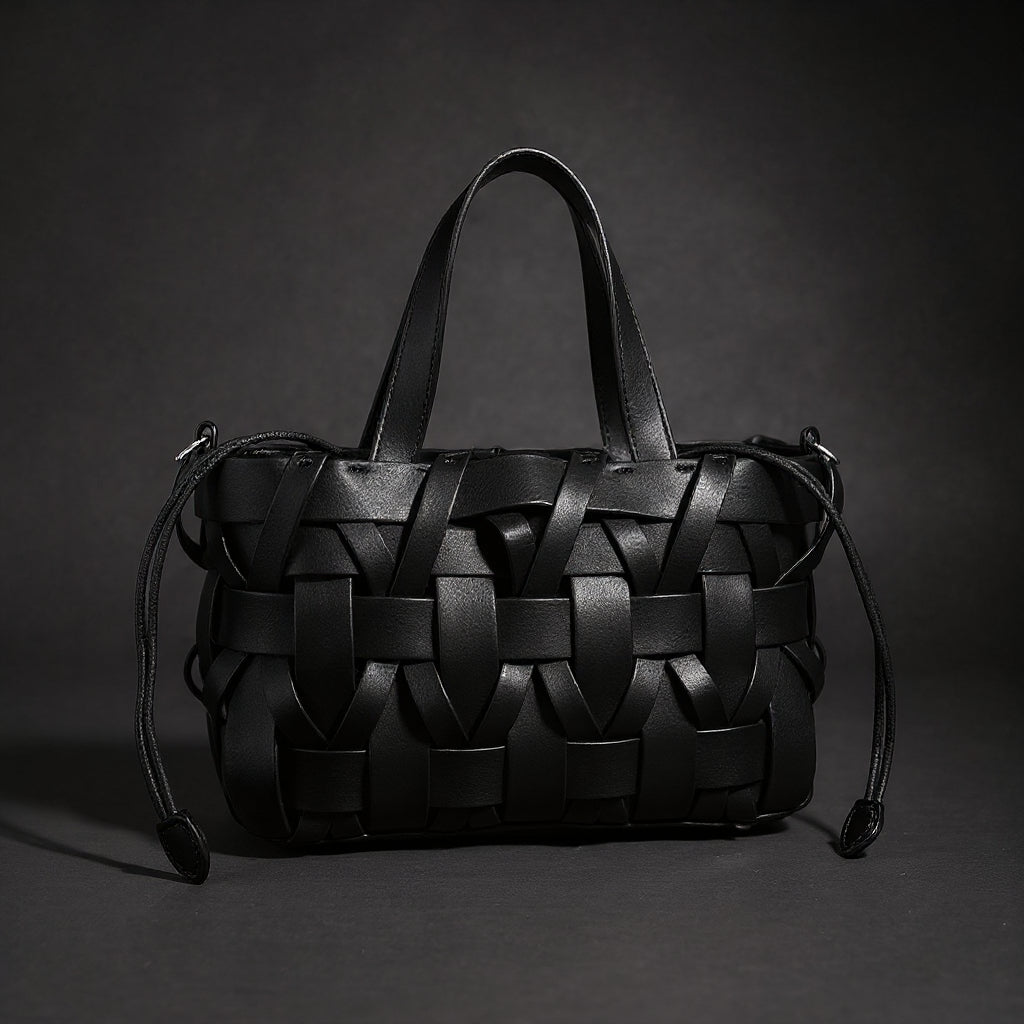 Borsa a mano intrecciata Camille