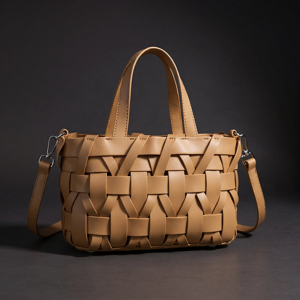 Borsa a mano intrecciata Camille