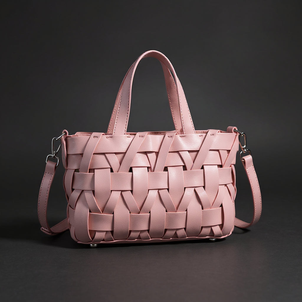 Borsa a mano intrecciata Camille