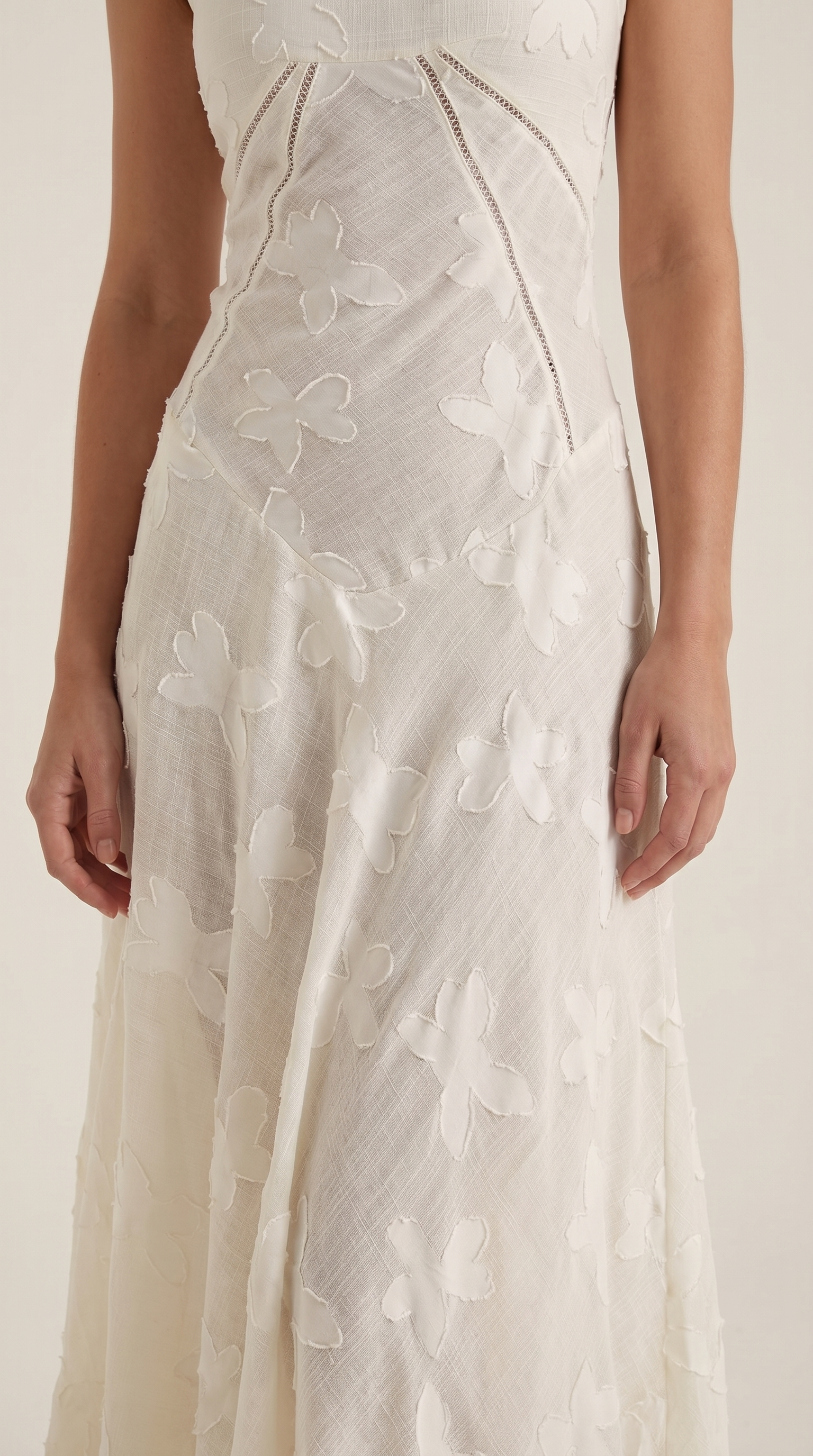 Arabelle Maxi Dress in Jacquard Fabric