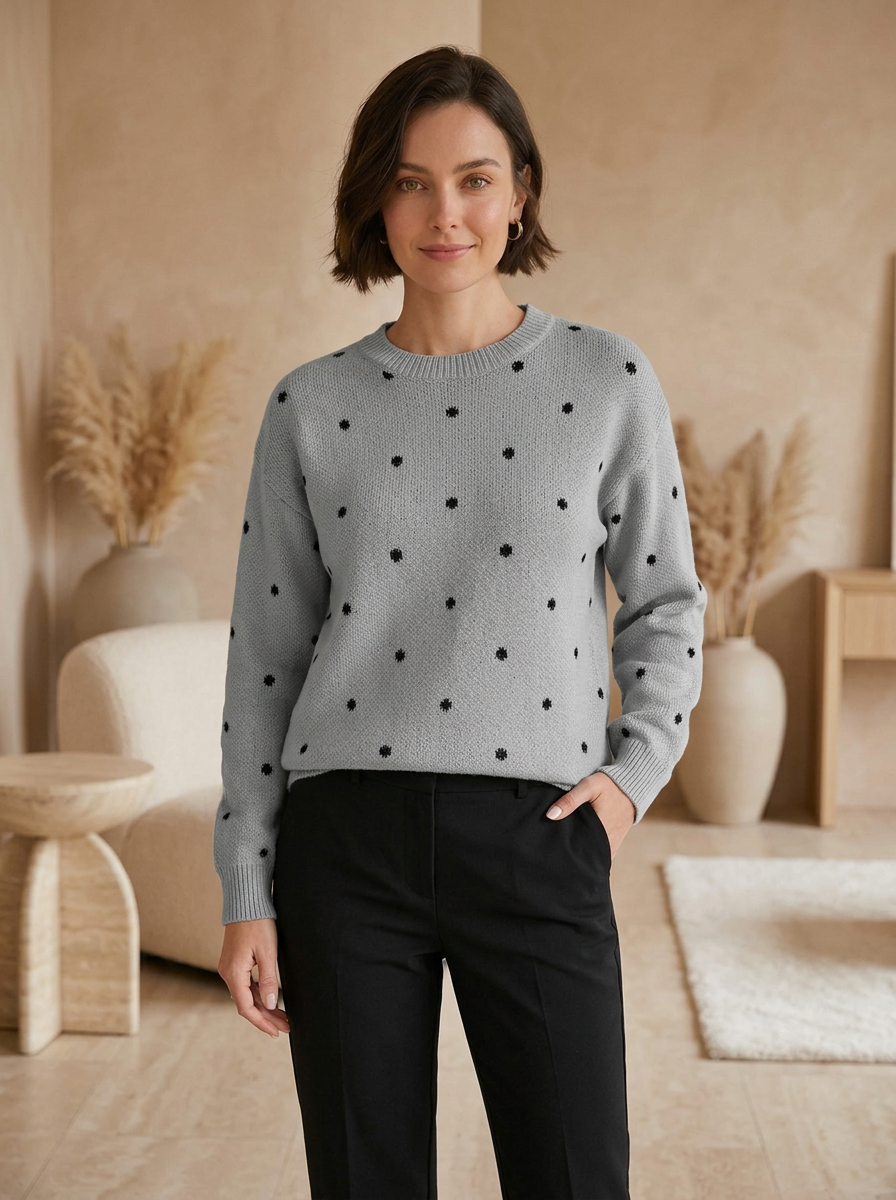 Maglione a Pois da Donna