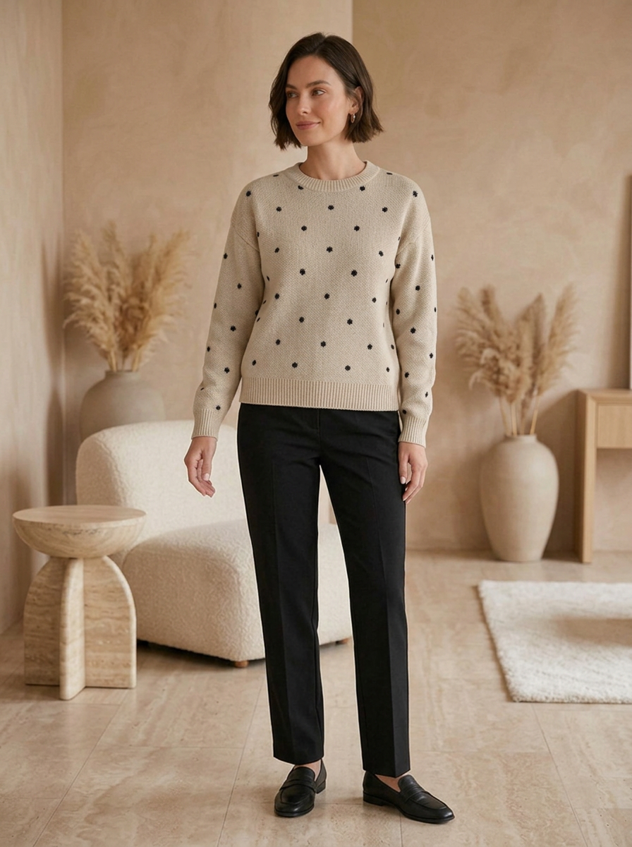 Maglione a Pois da Donna