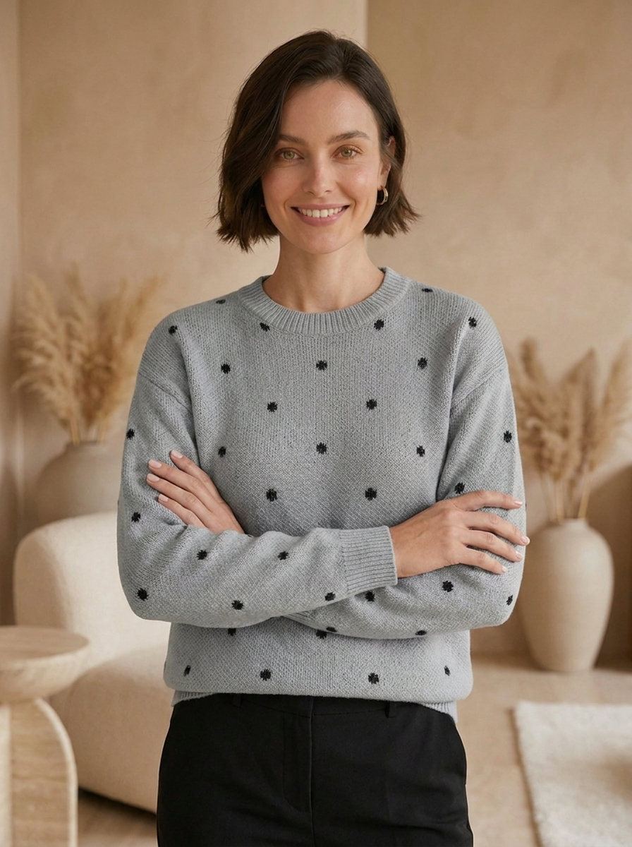Maglione a Pois da Donna