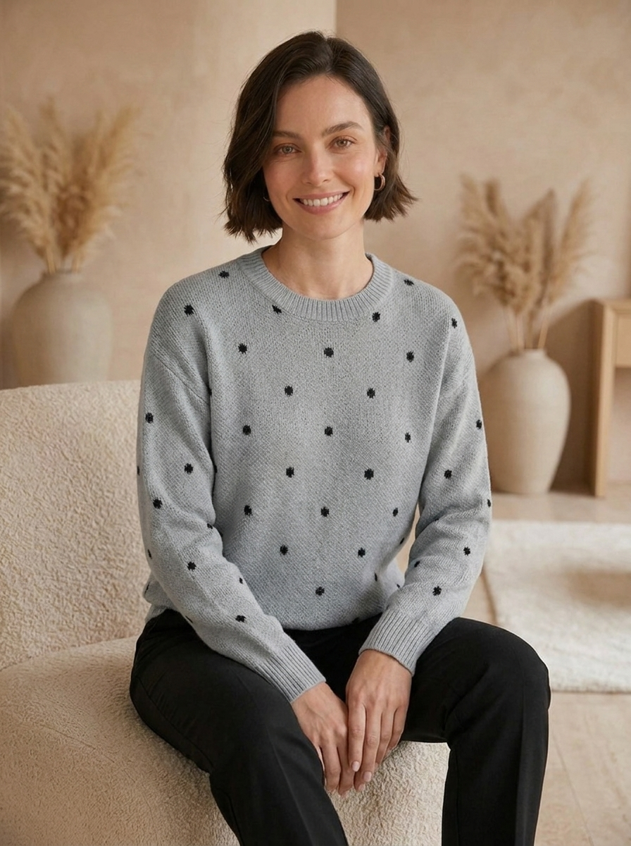 Maglione a Pois da Donna