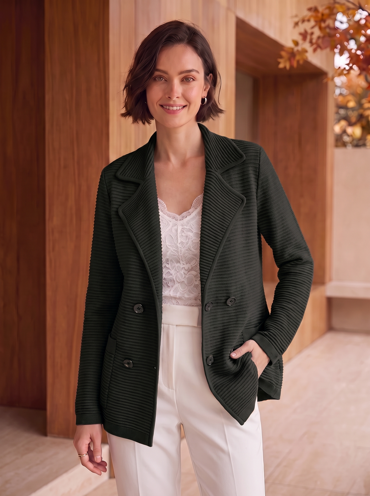 Blazer Doppiopetto Elegante da Donna