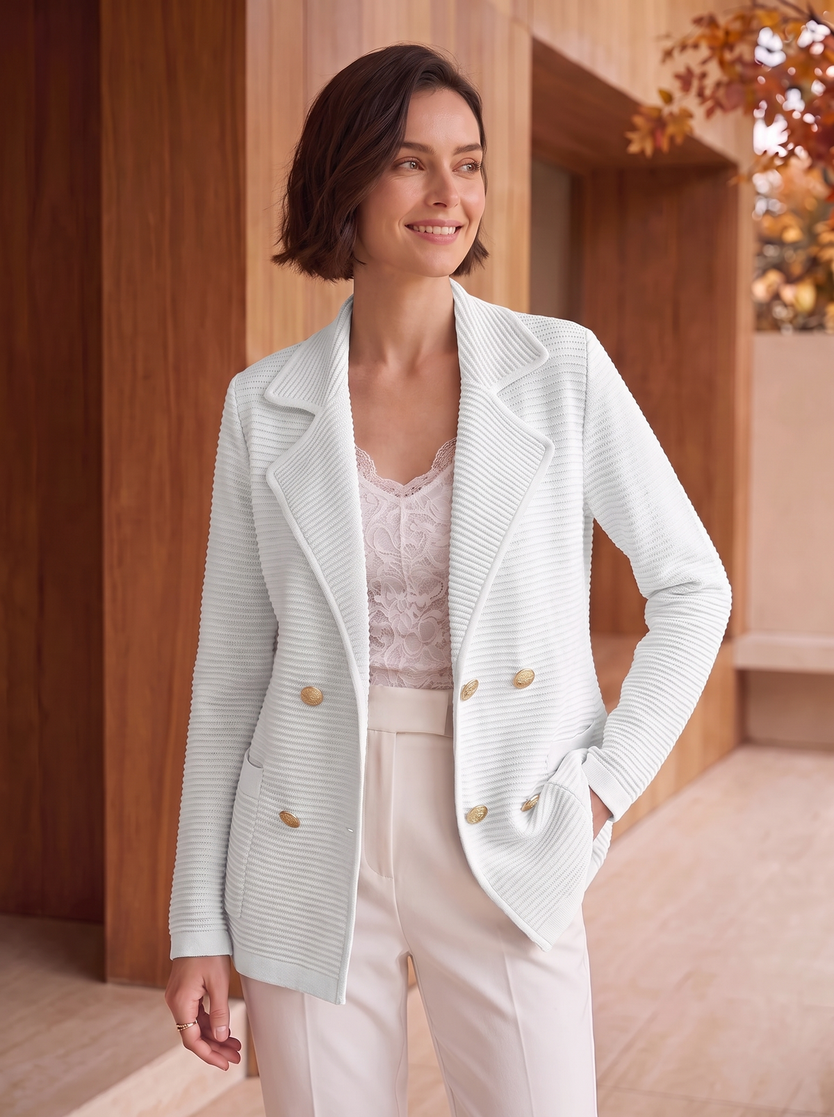 Blazer Doppiopetto Elegante da Donna