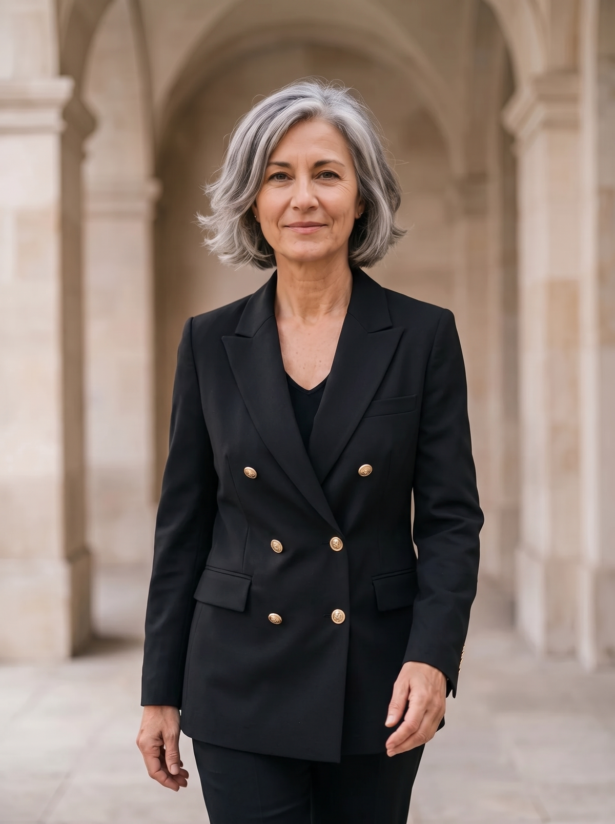 Blazer Doppiopetto Sartoriale da Donna