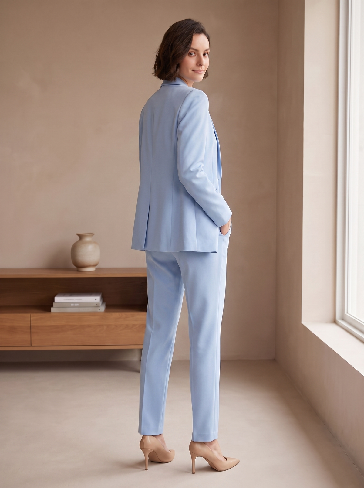Completo Blazer e Pantaloni Elegante da Donna