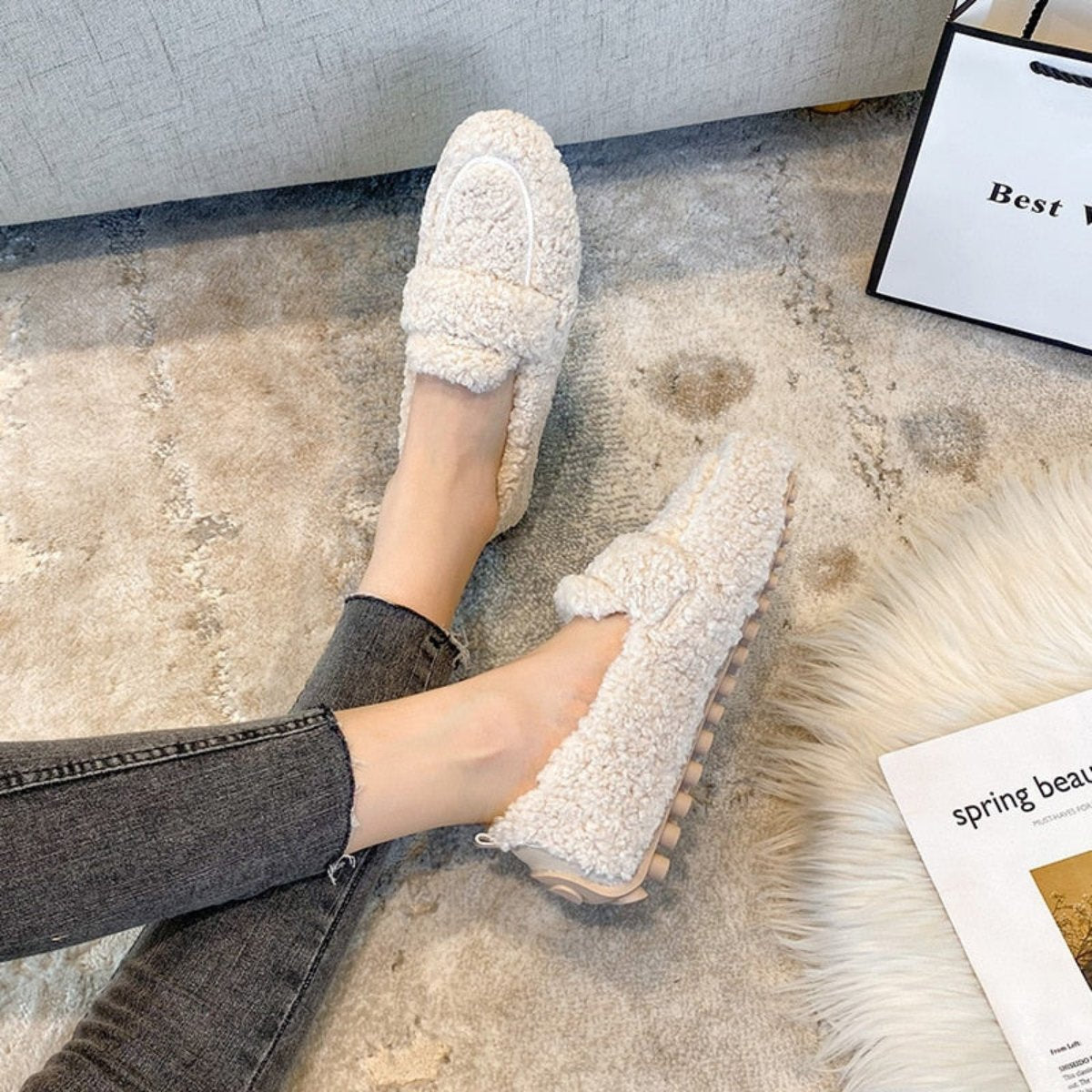 Elisja Scarpe Calde in Peluche