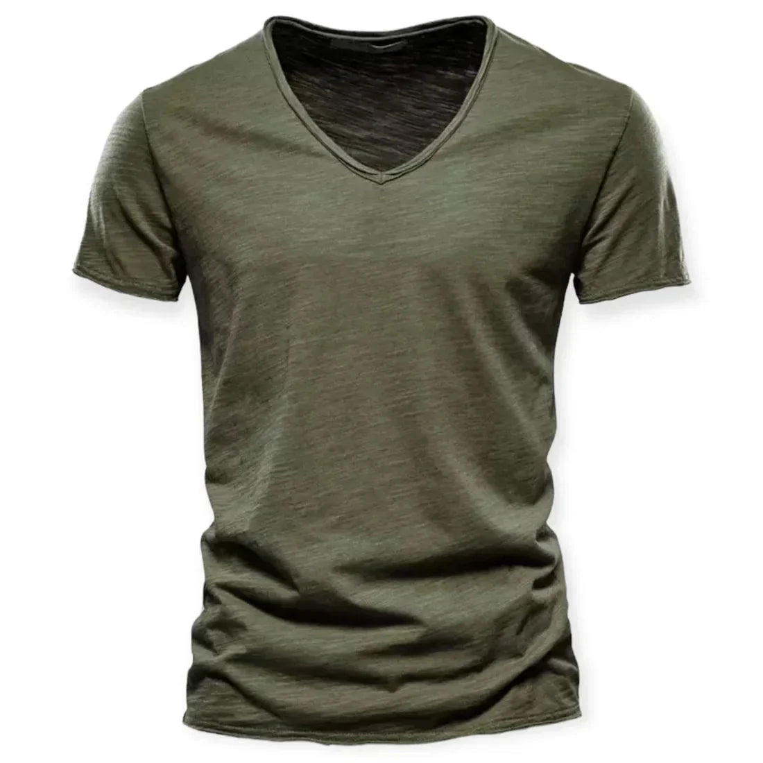 Ανδρικό T-shirt με V λαιμόκοψη