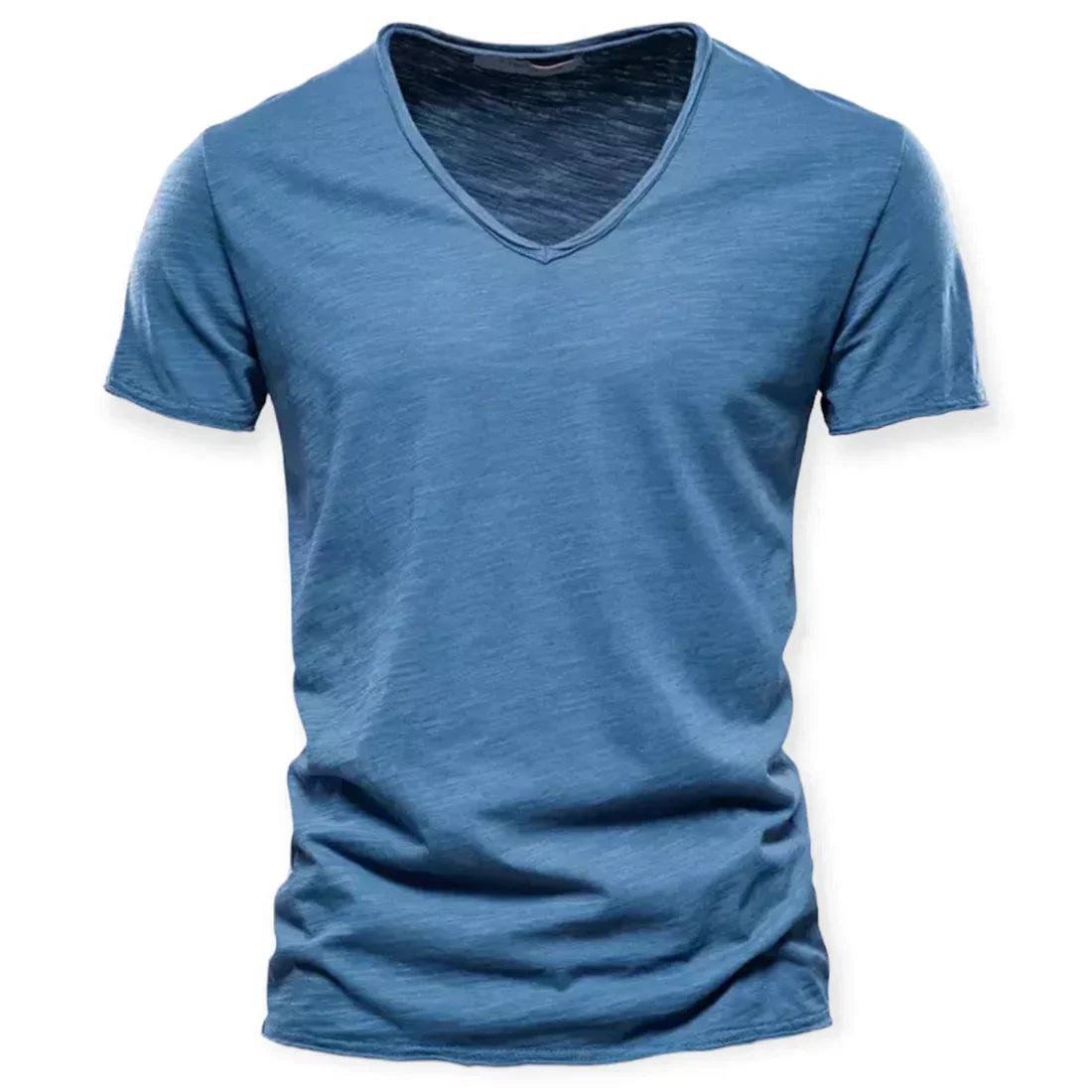 Ανδρικό T-shirt με V λαιμόκοψη