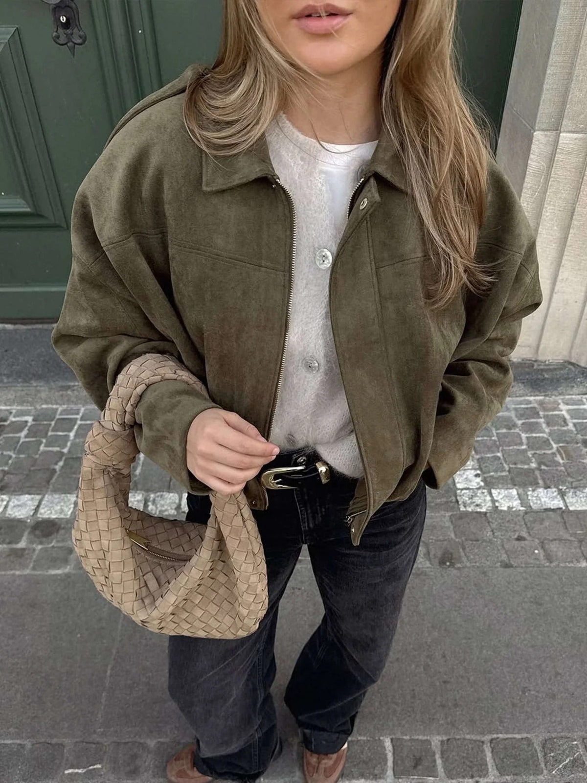 Giacca Bomber da Donna in Stile Casual