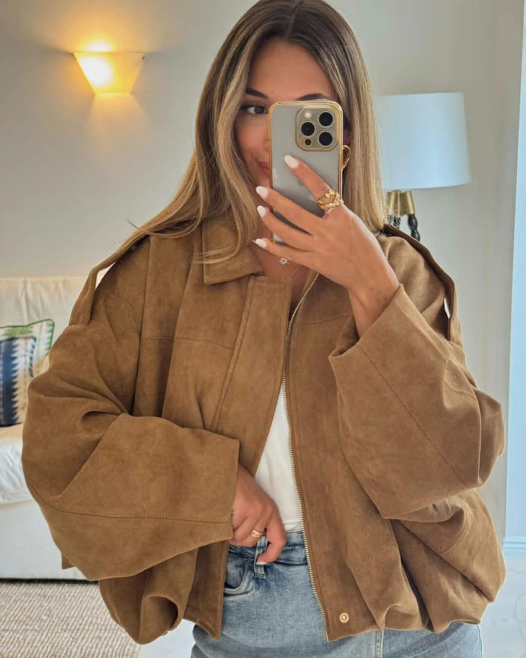 Giacca Bomber da Donna in Stile Casual
