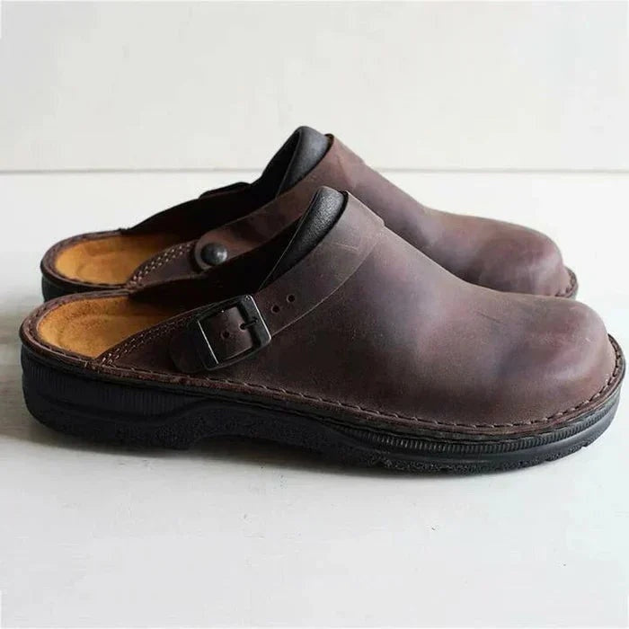 Joaquín | Men's Casual Clogs with Side Buckle and Thick Sole