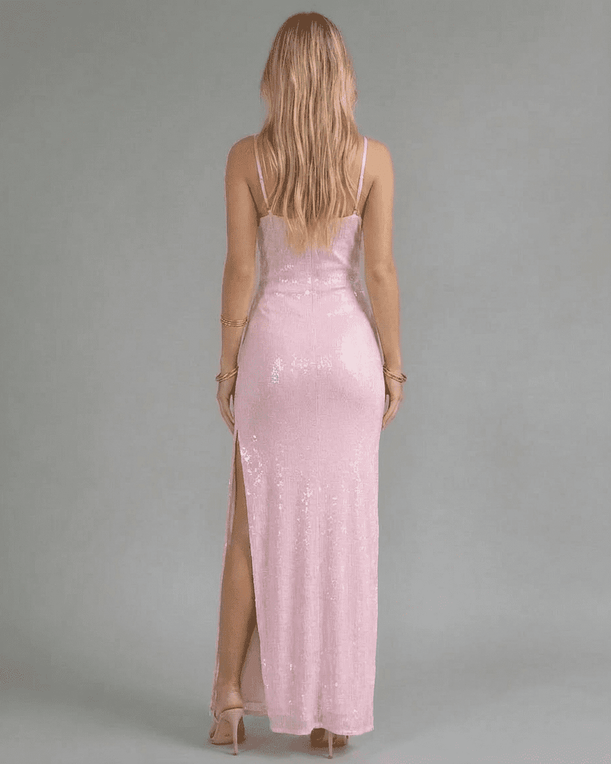 Abito Maxi Celeste