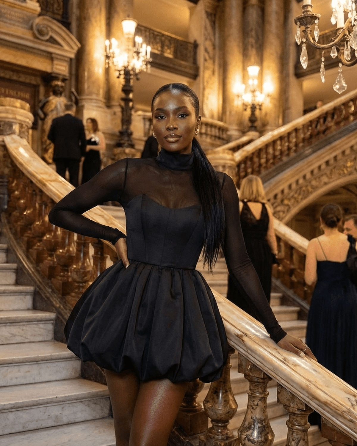Selene kis fekete ruha