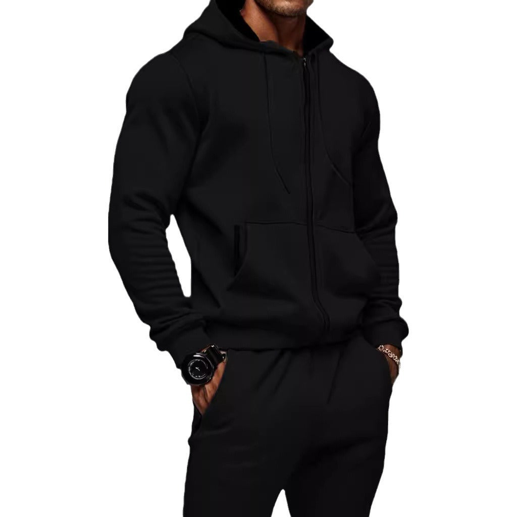 Completo Uomo con Felpa Zip e Pantaloni Jogger