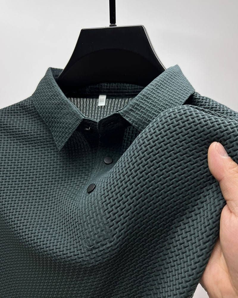 Camicia Estiva Elegante in Seta con Maglia di Lusso