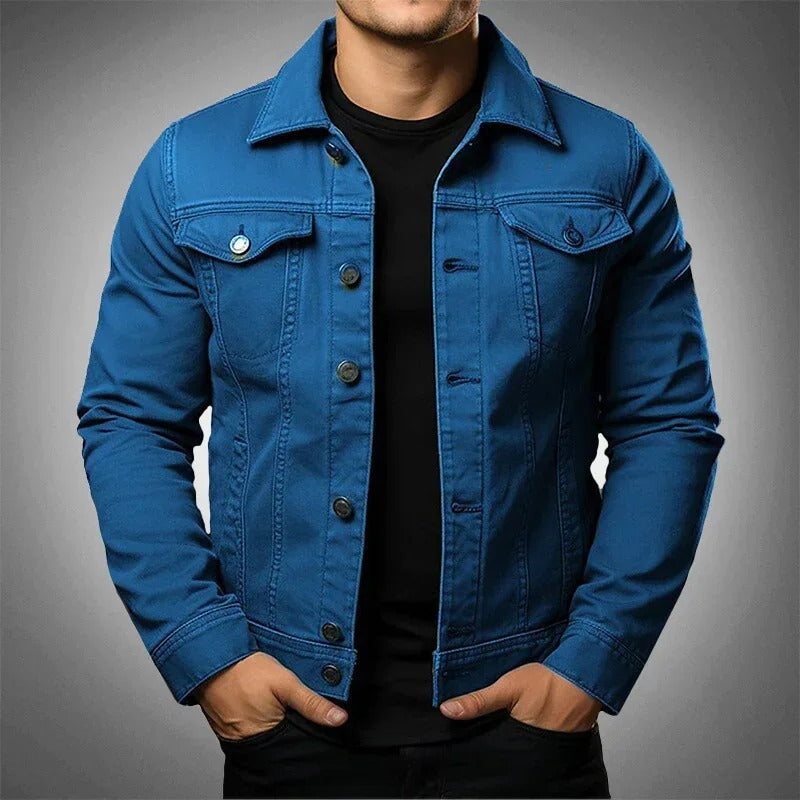 Giacca di Jeans Leggera da Uomo – Casual, Elegante e Ideale per la Primavera