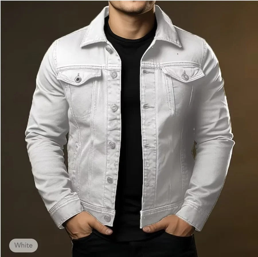 Giacca di Jeans Leggera da Uomo – Casual, Elegante e Ideale per la Primavera