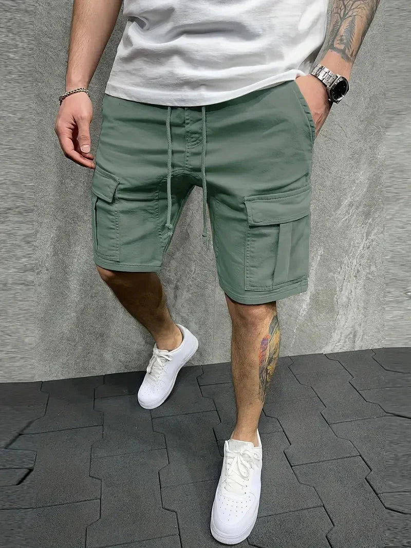 Pantaloncini Cargo da Uomo con Coulisse