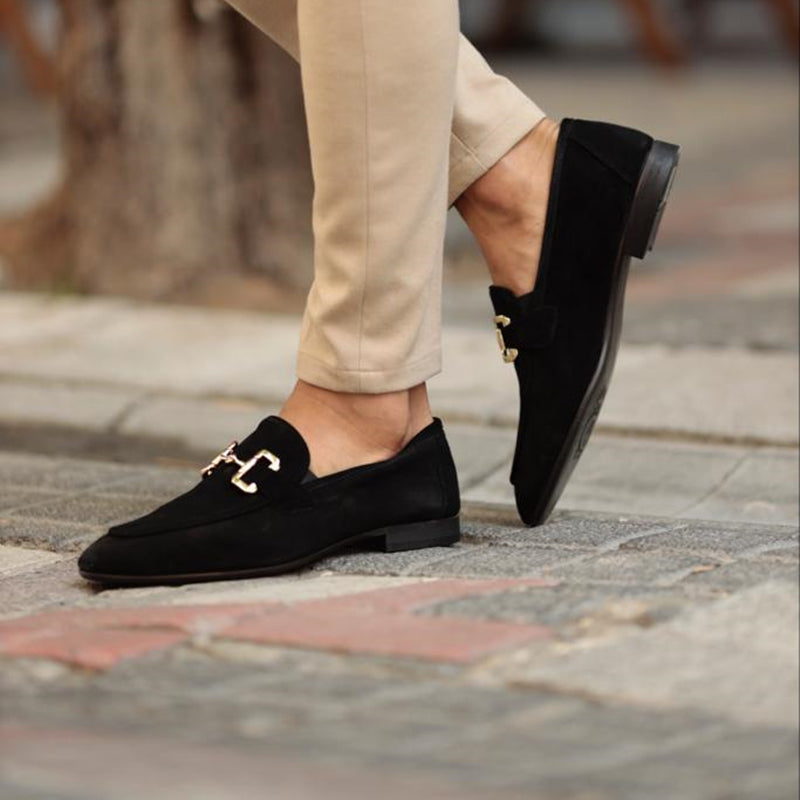 Mocassini Slip-On da Uomo con Morsetto