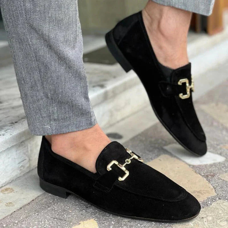 Mocassini Slip-On da Uomo con Morsetto