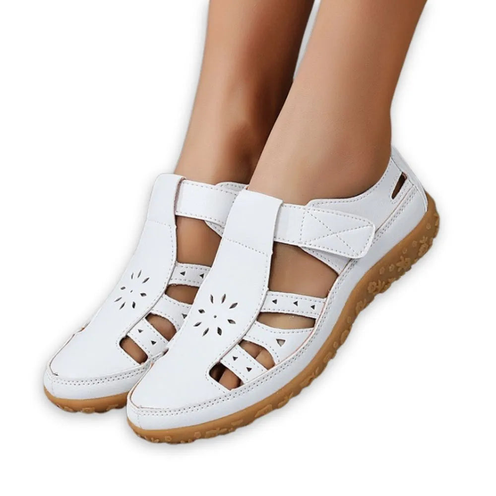 AIRFLEXA™ – Komfortable og justerbare damesandaler med velcro-lukning