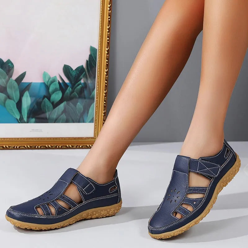 AIRFLEXA™ – Komfortable og justerbare damesandaler med velcro-lukning