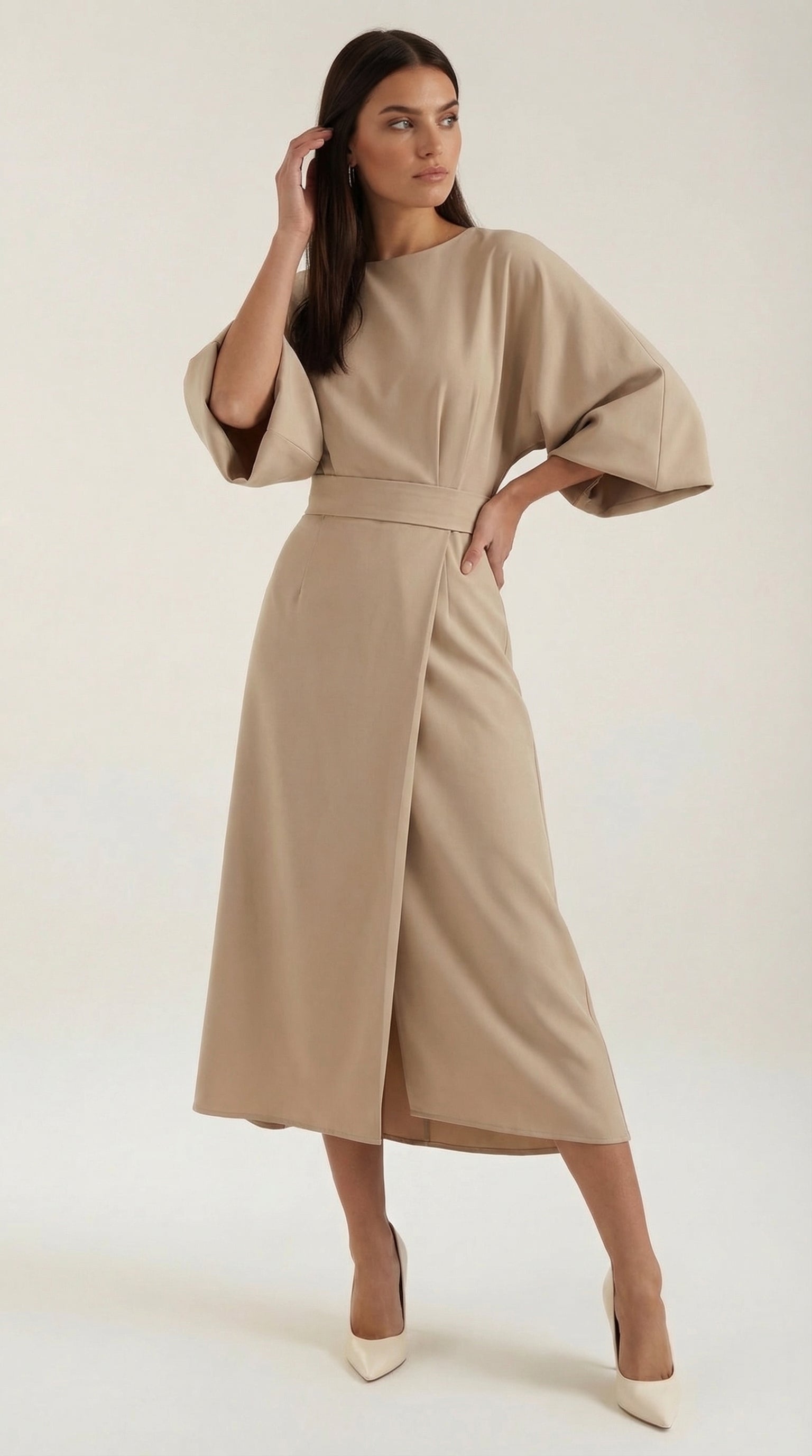 Ana Vestito Maxi con Cintura