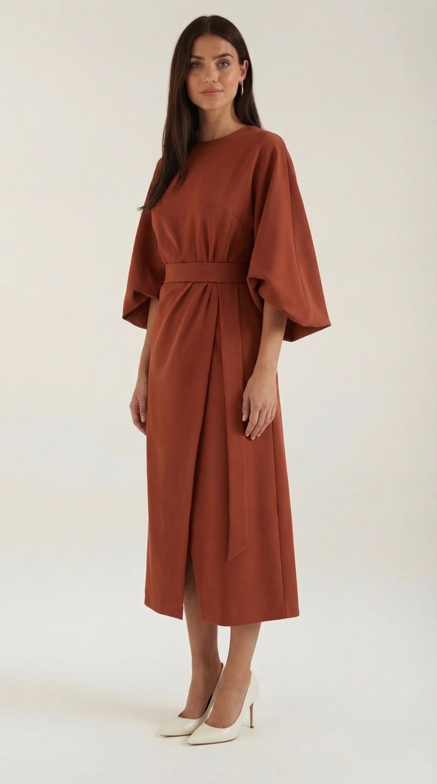 Ana Vestito Maxi con Cintura