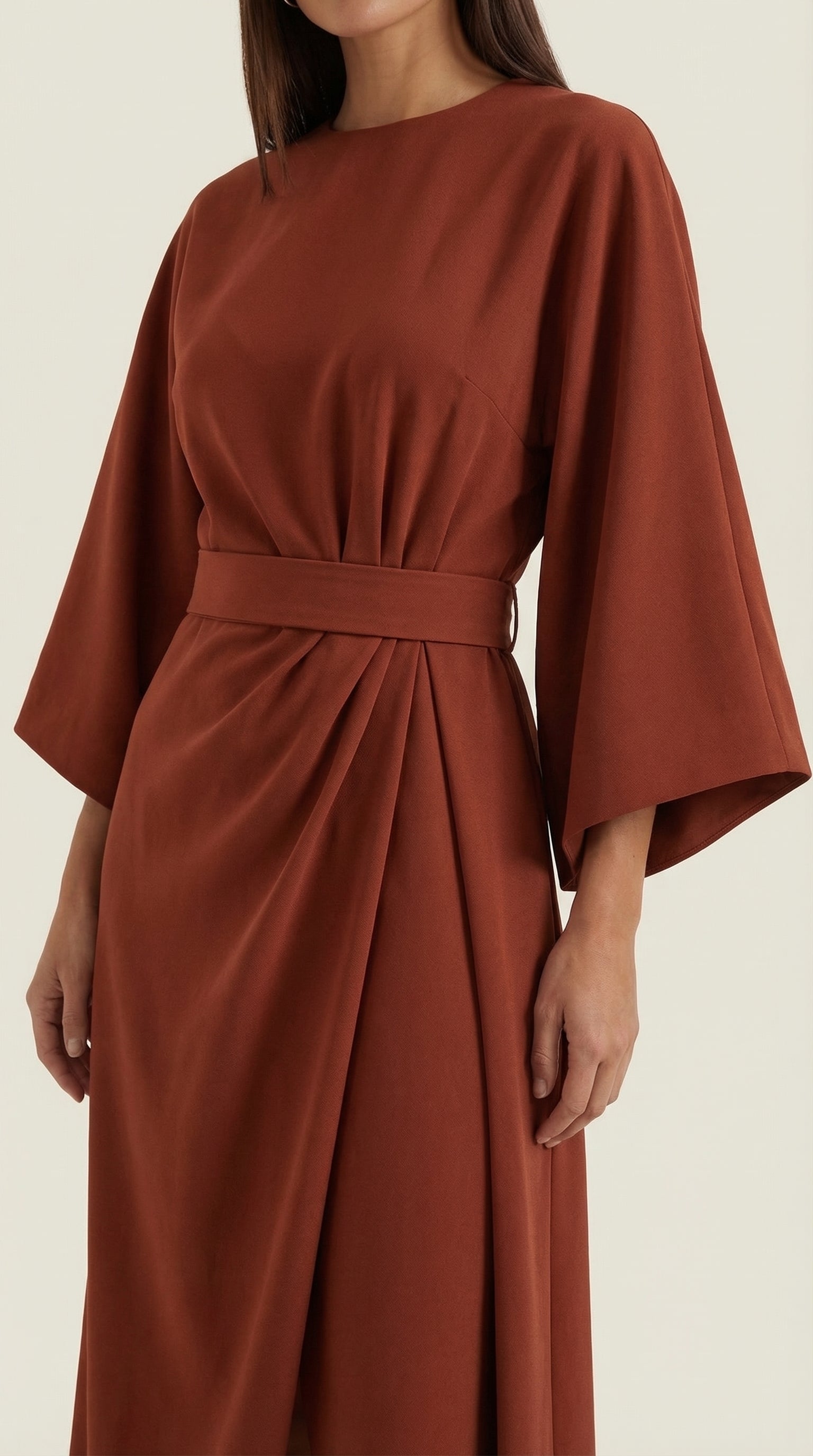 Ana Vestito Maxi con Cintura