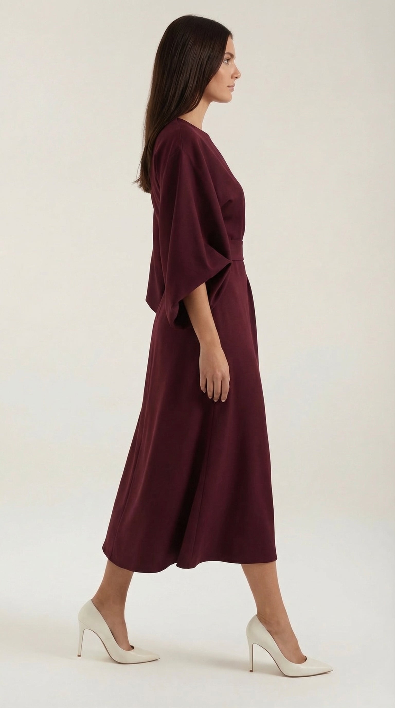 Ana Vestito Maxi con Cintura